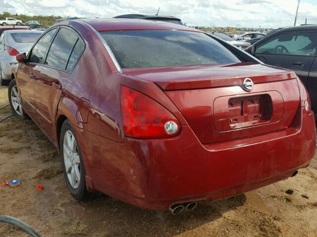 1N4BA41E95C848574 - 2005 NISSAN MAXIMA SE BURGUNDY photo 3