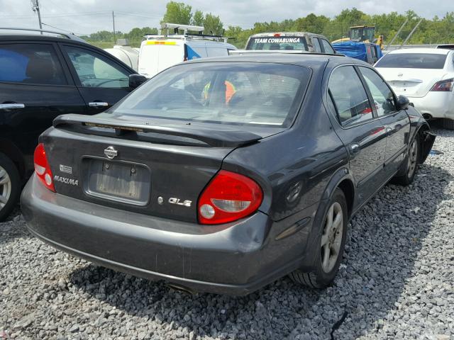 JN1CA31D71T613720 - 2001 NISSAN MAXIMA GXE GRAY photo 4