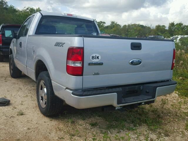 1FTRF12277NA39322 - 2007 FORD F150 SILVER photo 3