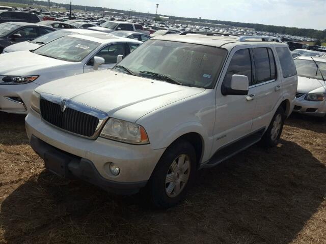 5LMEU68H24ZJ47244 - 2004 LINCOLN AVIATOR WHITE photo 2