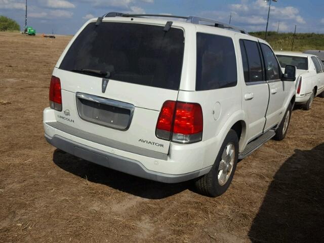 5LMEU68H24ZJ47244 - 2004 LINCOLN AVIATOR WHITE photo 4