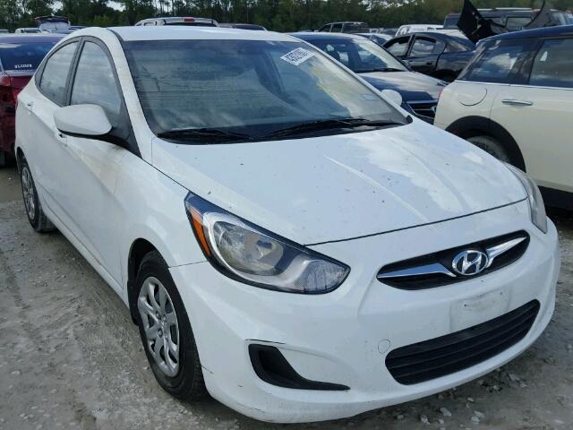 KMHCT4AE8CU252299 - 2012 HYUNDAI ACCENT GLS WHITE photo 1