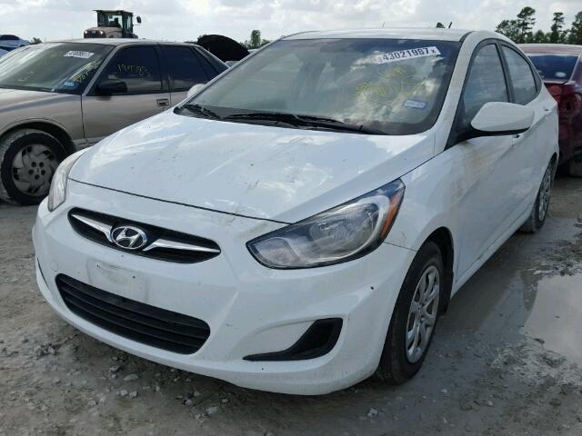 KMHCT4AE8CU252299 - 2012 HYUNDAI ACCENT GLS WHITE photo 2