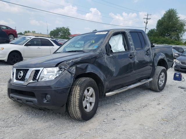 1N6AD0ER4CC414883 - 2012 NISSAN FRONTIER S GRAY photo 2