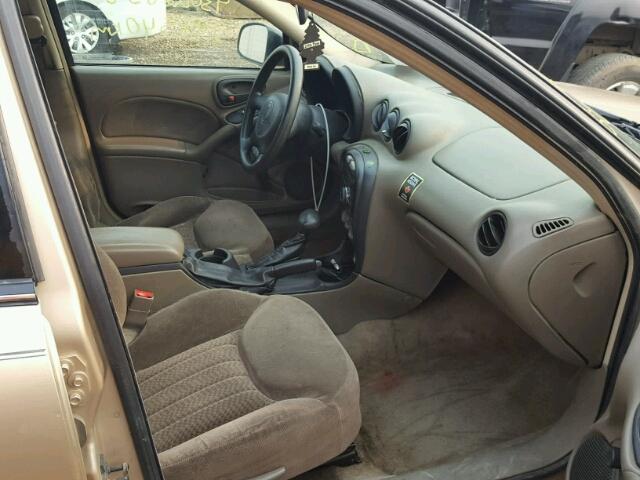 1G2NE52TX1C215448 - 2001 PONTIAC GRAND AM S ოქროსფერი ფოტო 5