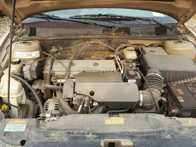 1G2NE52TX1C215448 - 2001 PONTIAC GRAND AM S ოქროსფერი ფოტო 7