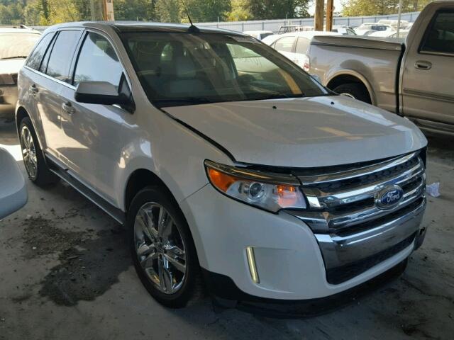 2FMDK3K92CBA66749 - 2012 FORD EDGE LIMIT WHITE photo 1