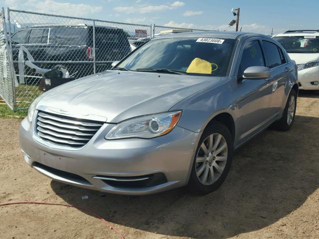 1C3CCBBB4DN509911 - 2013 CHRYSLER 200 SILVER photo 2