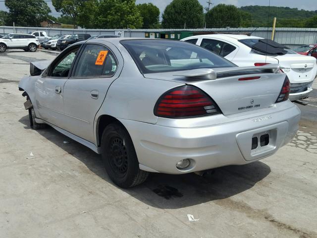 1G2NE52E75M123442 - 2005 PONTIAC GRAND AM S Gümüş foto 3