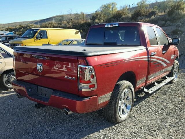 1C6RR7FT9FS619806 - 2015 RAM 1500 ST BURGUNDY photo 4