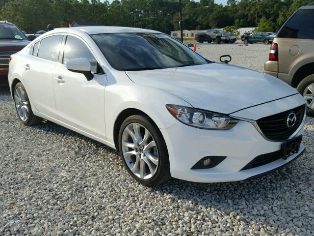 JM1GJ1V6XE1161116 - 2014 MAZDA 6 WHITE photo 1