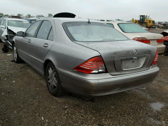 WDBNF67J86A474687 - 2006 MERCEDES-BENZ S SILVER photo 3