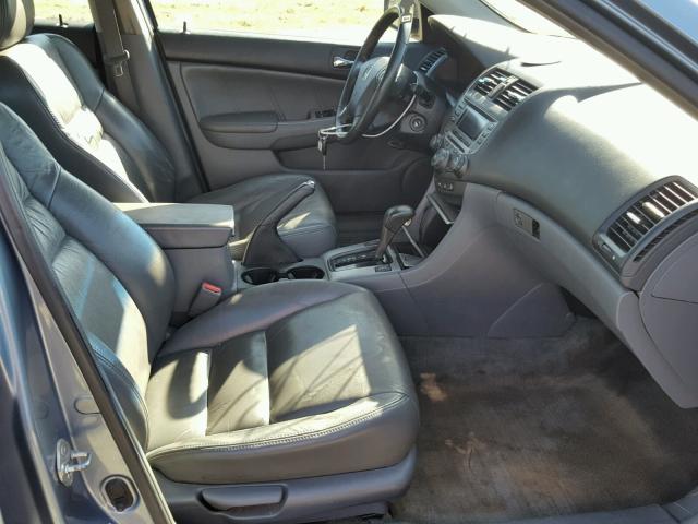 1HGCM56837A023838 - 2007 HONDA ACCORD EX BLUE photo 5