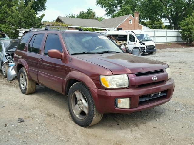 JNRDR07Y11W104028 - 2001 INFINITI QX4 MAROON photo 1