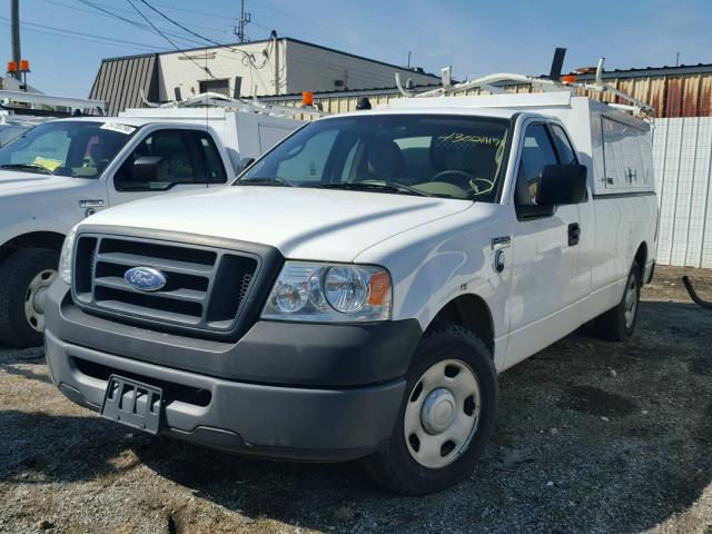 1FTRF12278KB94911 - 2008 FORD F150 WHITE photo 2