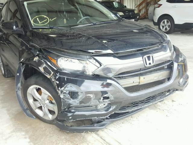 3CZRU6H7XGM730385 - 2016 HONDA HR-V EXL BLACK photo 9