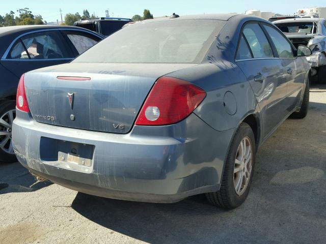 1G2ZG528254168505 - 2005 PONTIAC G6 BLUE photo 4