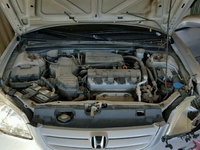 1HGES26763L035663 - 2003 HONDA CIVIC SILVER photo 7