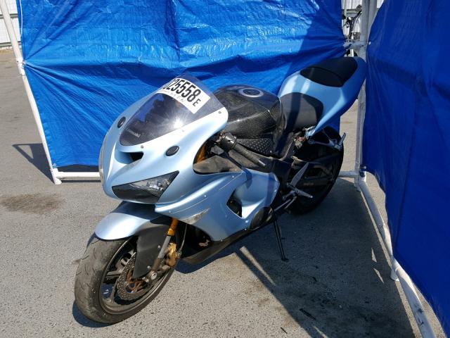 JKBZXJC145A005450 - 2005 KAWASAKI ZX636 C1 BLUE photo 2