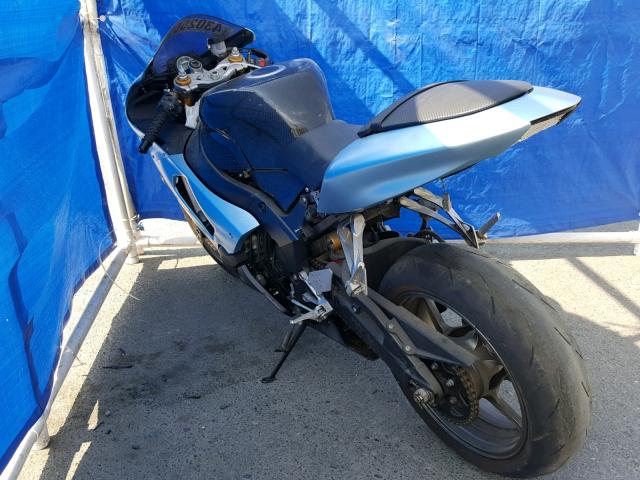 JKBZXJC145A005450 - 2005 KAWASAKI ZX636 C1 BLUE photo 3