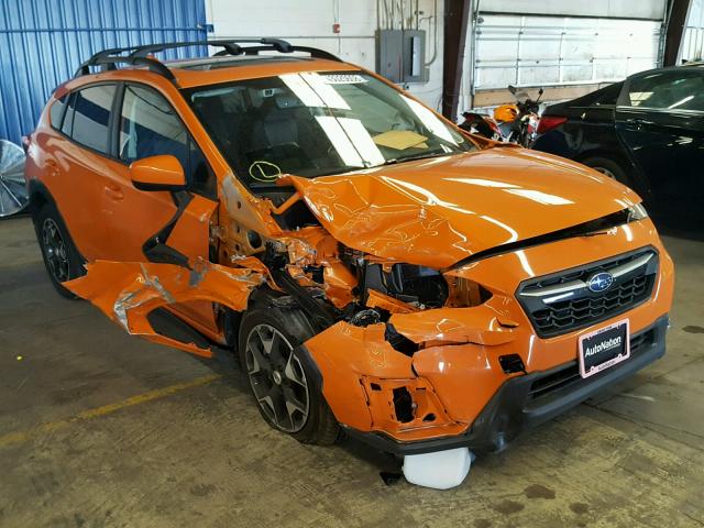 JF2GTADC7JH288121 - 2018 SUBARU CROSSTREK ORANGE photo 1