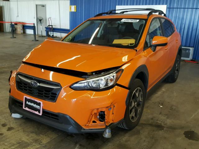 JF2GTADC7JH288121 - 2018 SUBARU CROSSTREK ORANGE photo 2