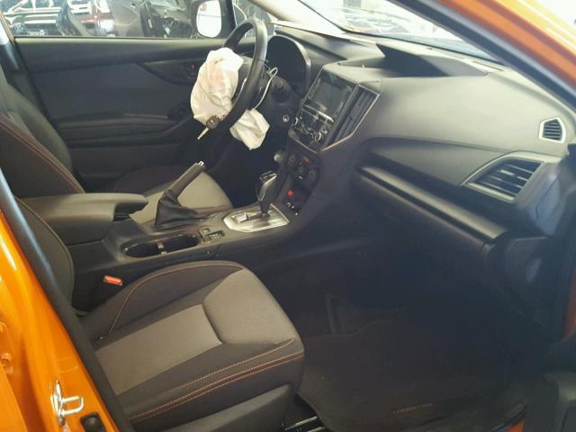 JF2GTADC7JH288121 - 2018 SUBARU CROSSTREK ORANGE photo 5