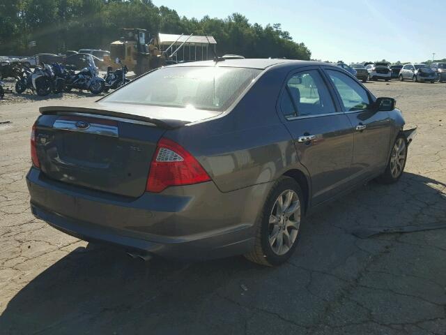 3FAHP0JA7CR127800 - 2012 FORD FUSION GRAY photo 4