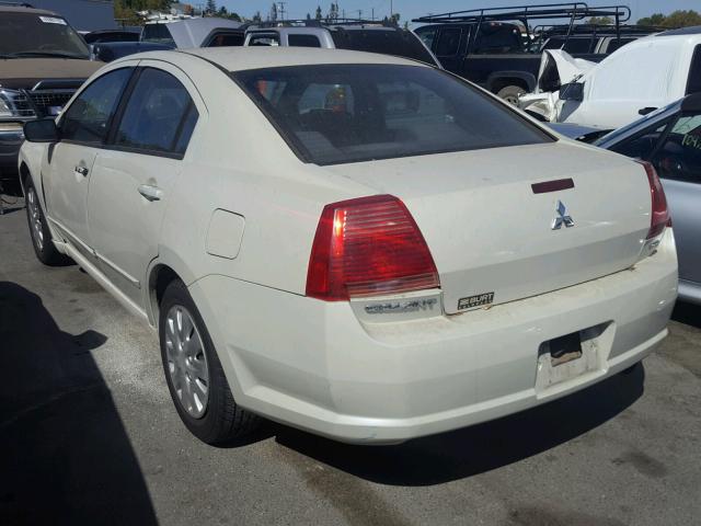 4A3AB36F94E105055 - 2004 MITSUBISHI GALANT ES WHITE photo 3