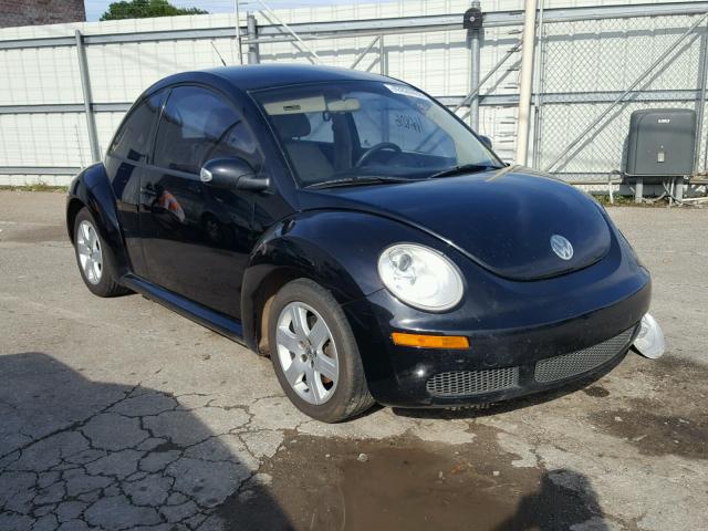 3VWPW31C77M501978 - 2007 VOLKSWAGEN NEW BEETLE შავი ფოტო 1
