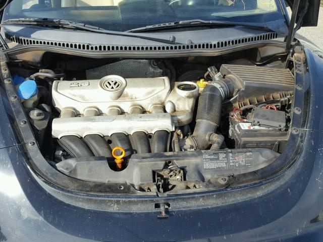 3VWPW31C77M501978 - 2007 VOLKSWAGEN NEW BEETLE შავი ფოტო 7