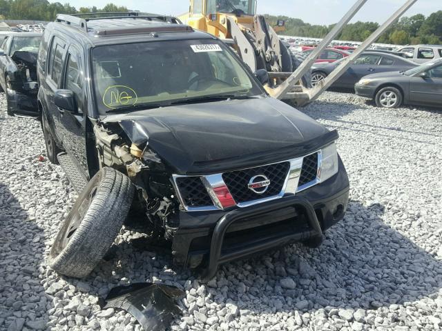 5N1AR18U06C618865 - 2006 NISSAN PATHFINDER BLACK photo 1