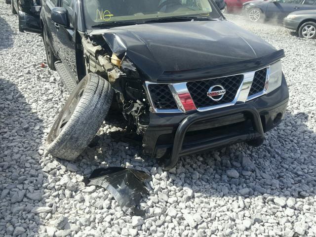 5N1AR18U06C618865 - 2006 NISSAN PATHFINDER BLACK photo 9