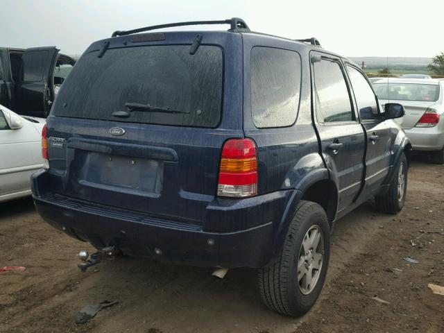 1FMCU04163KA04319 - 2003 FORD ESCAPE LIM BLUE photo 4