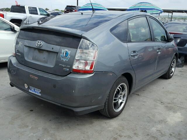 JTDKB20U753040177 - 2005 TOYOTA PRIUS GRAY photo 4