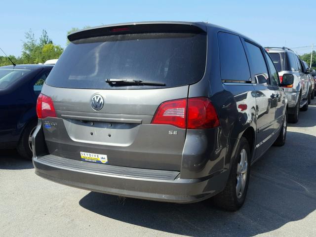 2V4RW3D12AR323053 - 2010 VOLKSWAGEN ROUTAN SE GRAY photo 4