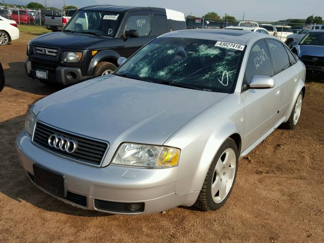 WAUZL54B01N064581 - 2001 AUDI A6 4.2 QUA SILVER photo 2