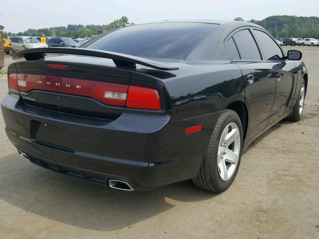 2C3CDXAT4CH221172 - 2012 DODGE CHARGER PO BLACK photo 4