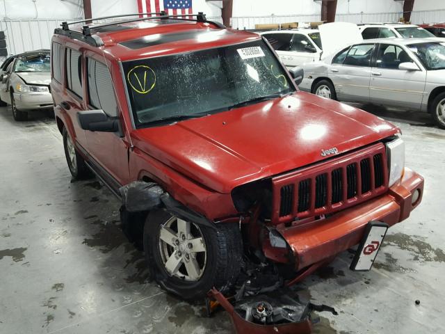 1J8HH48N36C230926 - 2006 JEEP COMMANDER Tünd qırmızı foto 1