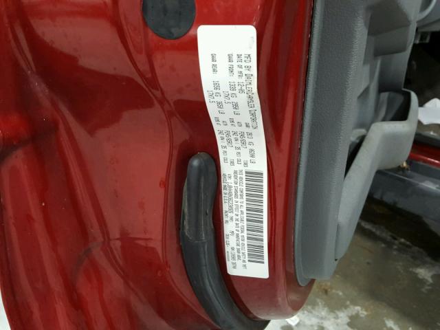 1J8HH48N36C230926 - 2006 JEEP COMMANDER Tünd qırmızı foto 10