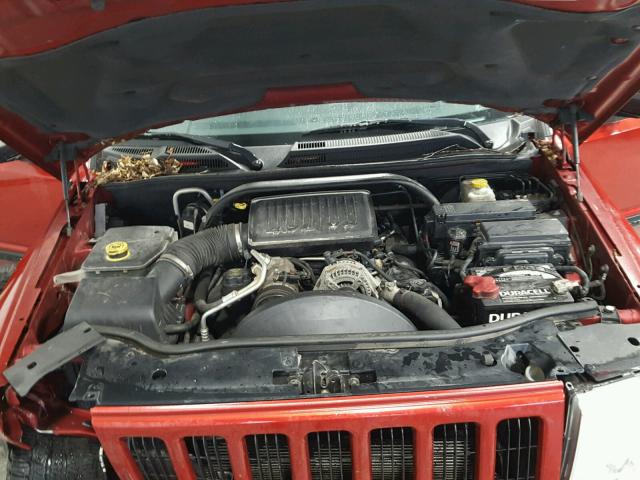 1J8HH48N36C230926 - 2006 JEEP COMMANDER Tünd qırmızı foto 7