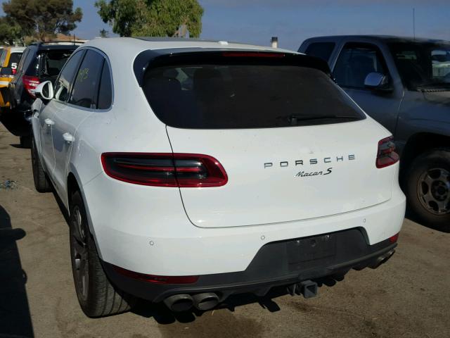 WP1AB2A53GLB53371 - 2016 PORSCHE MACAN S WHITE photo 3