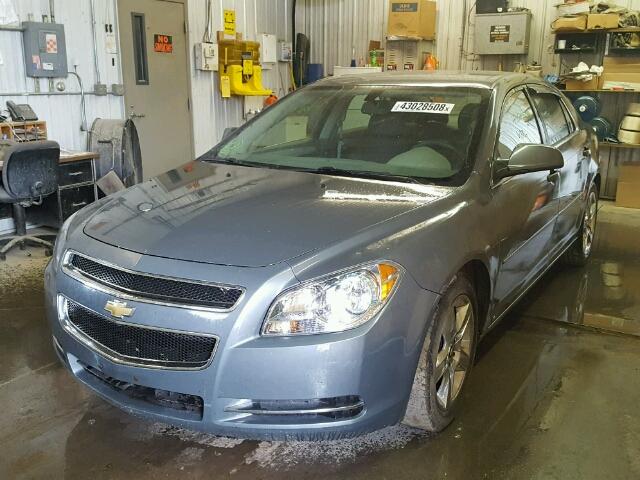 1G1ZH57B79F117324 - 2009 CHEVROLET MALIBU 1LT GRAY photo 2