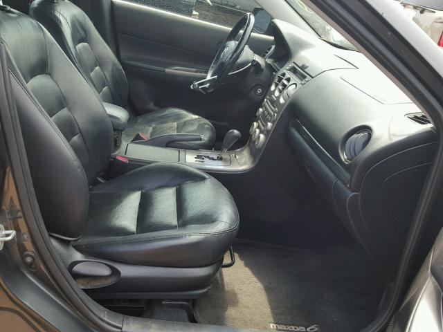 1YVFP80D645N76881 - 2004 MAZDA 6 S GRAY photo 5