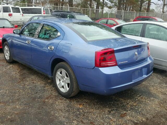 2B3KA43G07H823086 - 2007 DODGE CHARGER SE BLUE photo 3