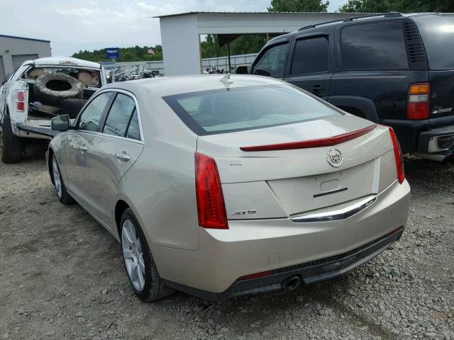 1G6AA5RA2E0113520 - 2014 CADILLAC ATS GOLD photo 3