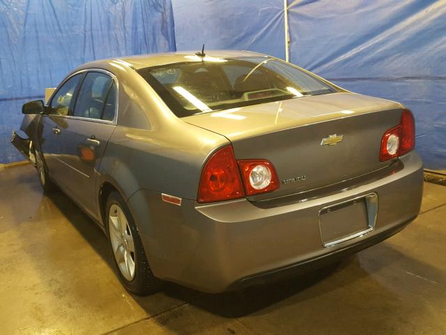 1G1ZB5EB7A4114895 - 2010 CHEVROLET MALIBU LS GRAY photo 3