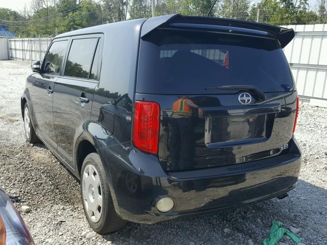 JTLKE50E181031190 - 2008 TOYOTA SCION XB Negro foto 3