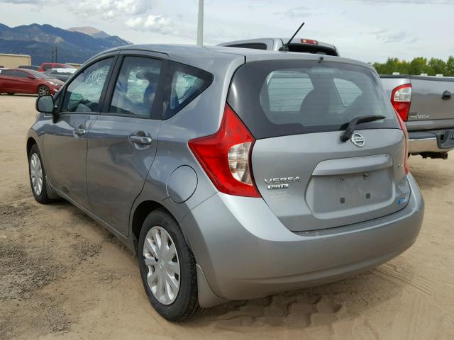 3N1CE2CP9EL372260 - 2014 NISSAN VERSA NOTE GRAY photo 3