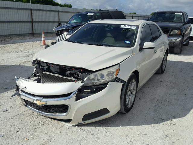 1G11C5SL2EF254838 - 2014 CHEVROLET MALIBU 1LT WHITE photo 2